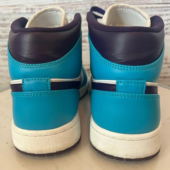 Nike Air Jordan 1 Mid 'Charlotte Hornets' Men’s - Picture 6 of 13
